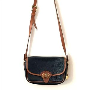 Vintage Dooney & Bourke Pebbled Leather Shoulder Bag